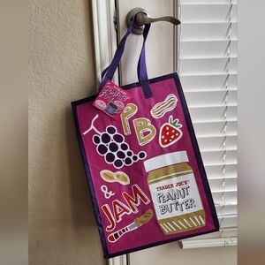 Trader Joe's Peanut Butter And Jam Tote Bag